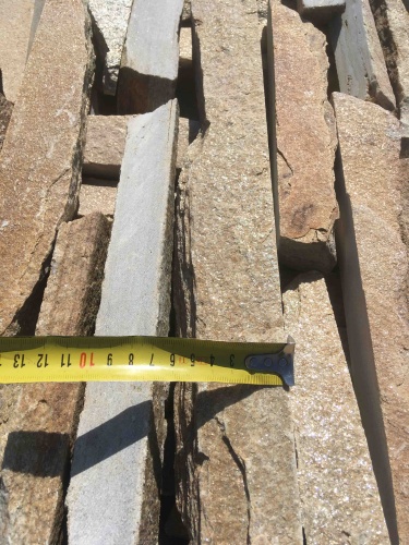 Горбушка златолит золотистый для облицовки купить в Новой Ляле