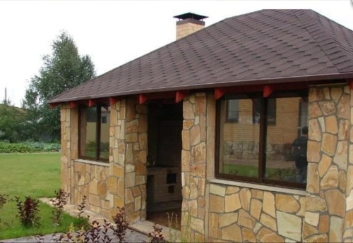 Плитняк златолит жёлтый золотистый для фасада 1,5-3см купить в Новой Ляле