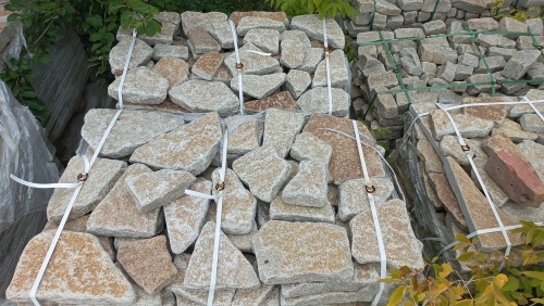 Гранитный плитняк галтованный для парковки купить в Новой Ляле