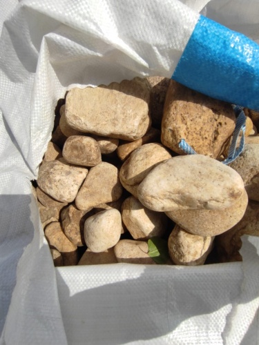 Галька речная для габионов и ландшафтного дизайна